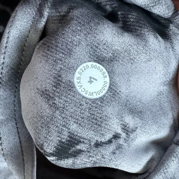 Lululemon Wunder Train High-Rise Crop 23" Tie Dye Graphite sz.4 - Picture 7 of 11